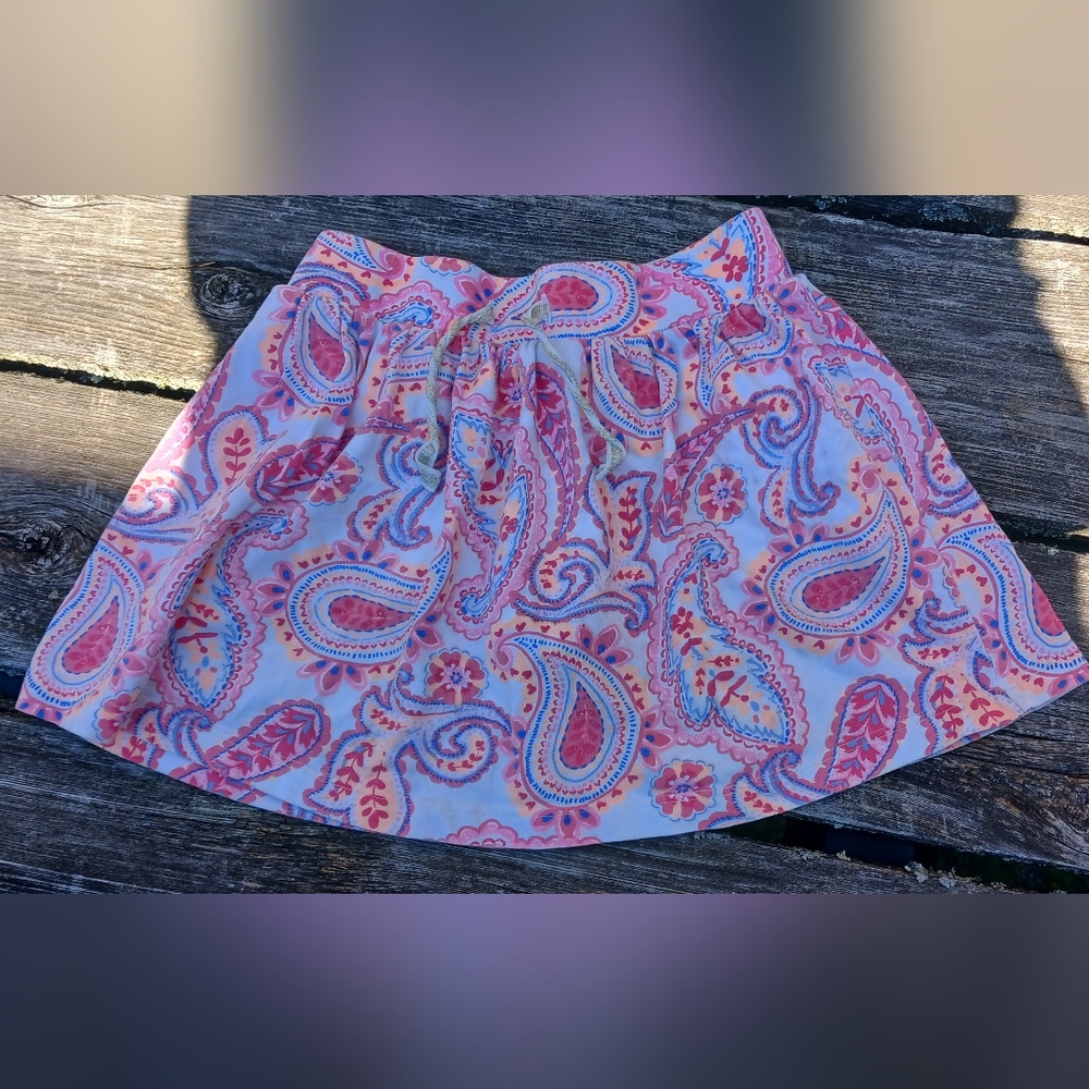 OshKosh B'gosh Pink and Blue Paisley Skirt